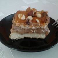 Trochę inna "Stefanka" Cappuccino z karmelem i orzechami