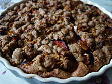 Fot. anekbu, Dietetyczne ciasto ze śliwkami i zarodkami pszennymi