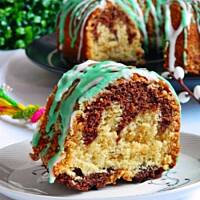 Babka dwukolorowa na oleju