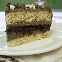 Tort z makiem i czekoladą