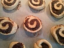 Fot. rudazebra, Drożdżowe ślimaczki z makiem