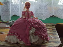 Fot. anieszka83, tort lalka barbie