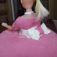 tort lalka barbie