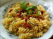 Fot. małpiatka, Fusilli z zielonym pesto