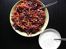 Fot. Babeczka_piecze, Coleslaw z czerwonej kapusty