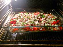 Fot. Konradek, Kurczak pieczony pod pierzynką z fety