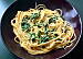Fot. małpiatka, Spaghetti z sosem szpinakowo-serowym