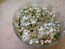 Fot. carolotta, sałatka z sosem jogurtowym