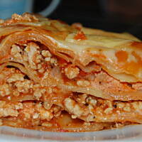 moja pierwsza lasagne z indykiem :)