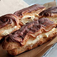 Eklerki z masą budyniową