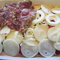 Karkówka w sosie majonezowo- kechupowym