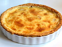 Fot. Barb82, Pyszna tarta waniliowa z gruszkami i pudingiem