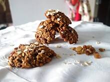 Fot. anekbu, Dietetyczne ciasteczka owsiane z otrębami pszennymi i bakaliami