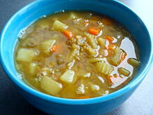 Fot. małpiatka, Zupa z soczewicą i selerem naciowym