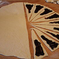 Rogaliki z czekoladą