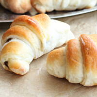 Rogaliki z czekoladą