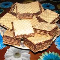 Pyszne wafle z mlekiem w proszku