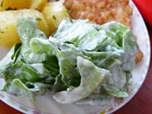 Fot. Anna Z, Sałata ze śmietaną