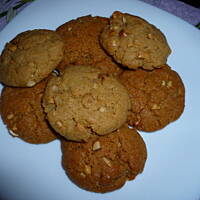 Kruche ciasteczka z masła orzechowego