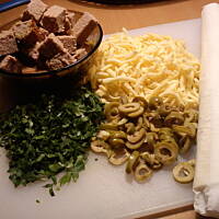 Paszteciki z pieczonym pasztetem