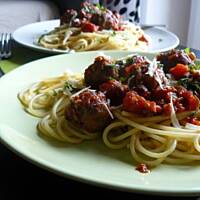 Spaghetti z klopsikami