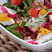 Wiosenna Sałatka z mlecza z jajkiem: