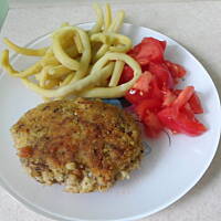 Kotlety pieczarkowo- jaglane