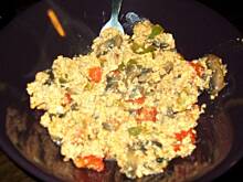 Fot. Cieciorek, Jajecznica z pomidorami i papryką