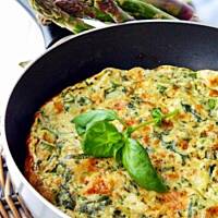 Frittata ze szparagami