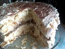 Fot. kr4kowianka, Tort bezowy, kawowo-migdałowo-kokosowy