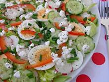 Fot. olusia23, Lekka sałatka z serkiem wiejskim