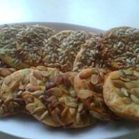 Ciastka ze słonecznikiem i z pestkami dyni