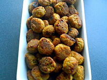 Fot. małpiatka, Pieczone klopsiki mięsno-gryczane