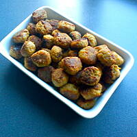 Pieczone klopsiki mięsno-gryczane