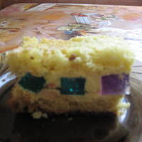 Ciasto z pysznym kremem,galaretką i bakaliami