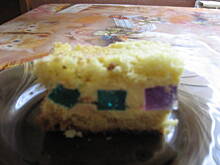 Fot. jagus, Ciasto z pysznym kremem,galaretką i bakaliami