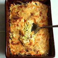 Zapiekanka z młodej kapusty