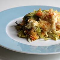 Zapiekanka z młodej kapusty