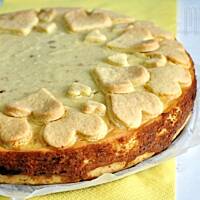 Sernik bananowy z czekoladą