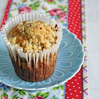 Mega muffiny bananowo-malinowe