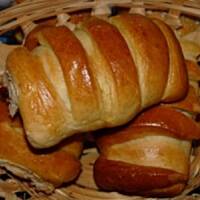 Drożdżówki z czekoladą