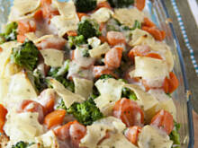 Fot. Ola in the kitchen, Zapiekanka z kurczakiem i warzywami