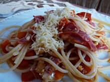 Fot. Anna Z, Spaghetti z chorizo