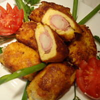 Krokiety z kaszy ze szparagiem