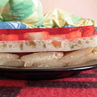 Bananowo - galaretkowe ciasto