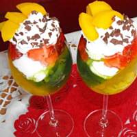 Deser z galaretek i śnieżki