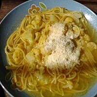 Spaghetti z kalafiorem