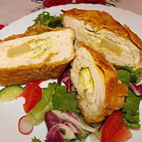 Filet z kurczaka w curry  z ananasem i serkiem ziołowym