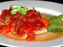 Fot. evita0007, Pstrąg łososiowy w pomidorach