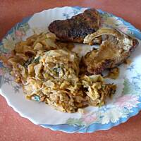 młoda kapusta - duszona